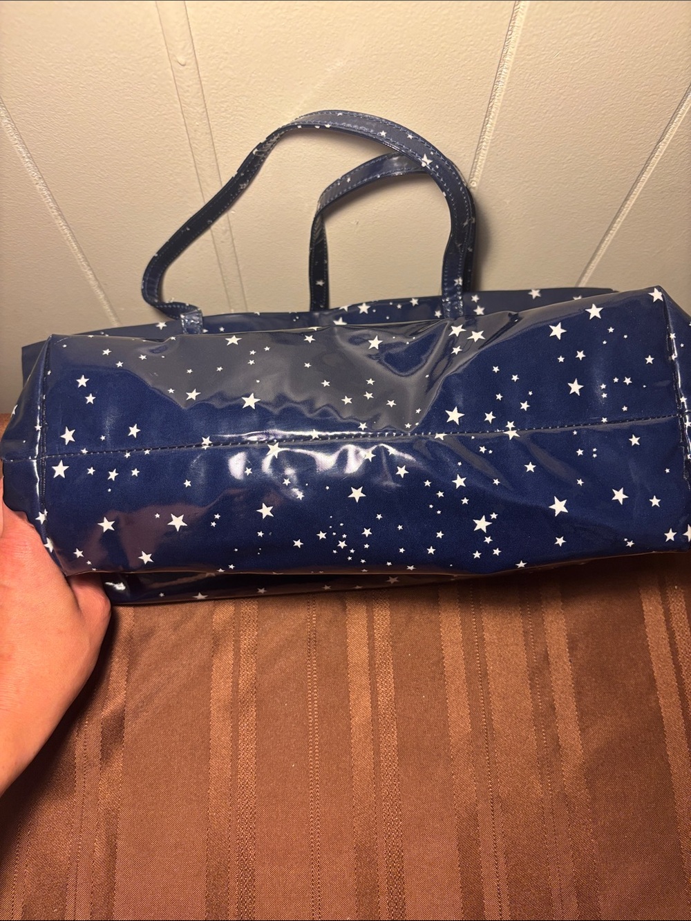 NWOT Kate Spade New York Bon Shopper Daycation Tote – Night Sky Navy Star Print - Picture 2 of 8
